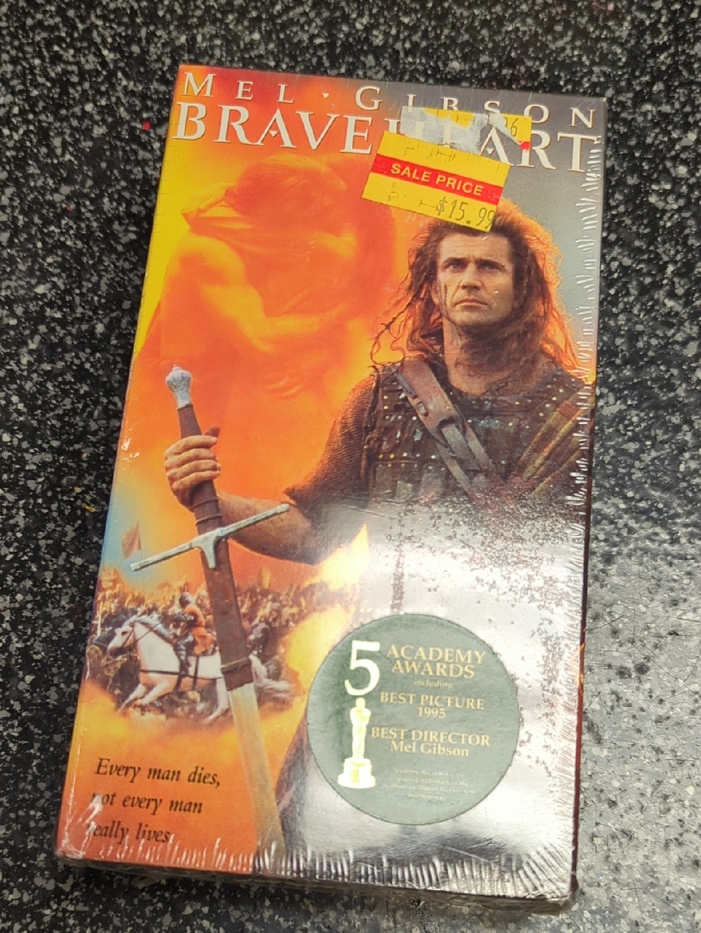 Mel Gibson In Brave heart. Vhs  Sealed